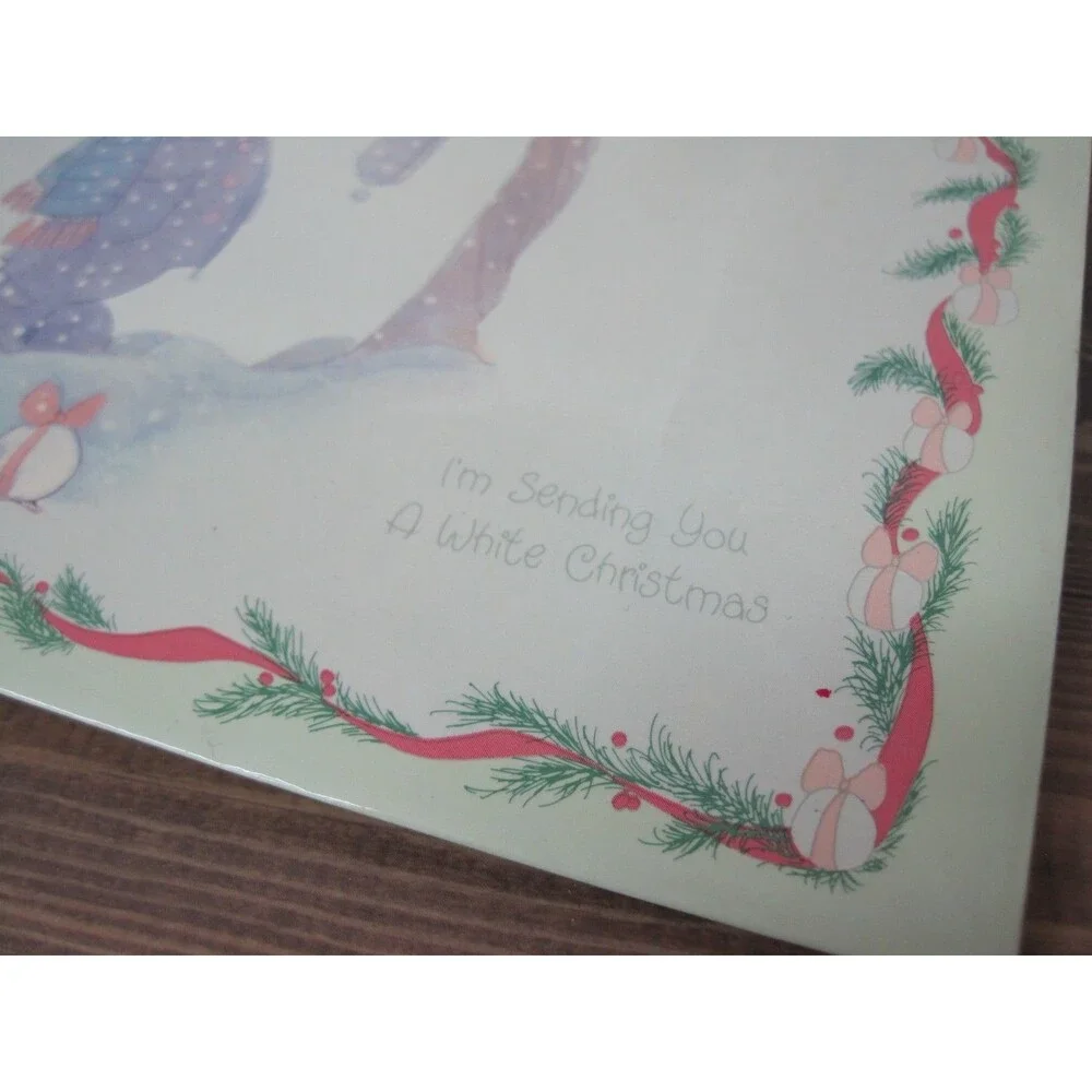 Vintage 1990 Christmas Precious Moments Gift Bag Enesco Lot of 4 - 6x7